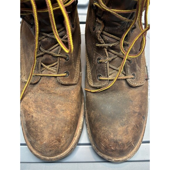 Red Wing 4417 Mens 9.5 D Logger Boots Steel Toe Waterproof Insulated Vibram Sol - Picture 13 of 13
